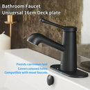 GobekUsa 6-inch Bathroom Sink Deck Plate for Unused Mounting Escutcheon