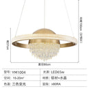 GobekUsa Crystal Copper Pendant Lights: Elegant Nordic Design for Luxury Dining and Bedroom Décor