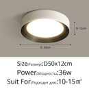 GobekUsa LED Ceiling Lights: Modern Dimmable Square Circular Indoor Lighting for Bedroom, Balcony, Aisle