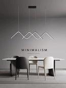 GobekUsa Geometric LED Pendant Lights Modern Minimalist Chandelier Lighting