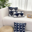GobekUsa Geometric Tufted Tassel Cushion Cover 30x50cm