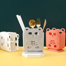 GobekUsa Cutlery Organizer Stand for Kitchen Storage and Drainage