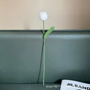 GobekUsa Handmade Knitted Crochet Tulips for Home Decor - Set of 1