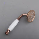 GobekUsa Antique Gold Handheld Shower Head with Holder and Plumbing Hose