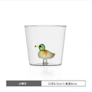 GobekUsa Cactus Bunny Duckling Glass Cup - Table Decor Drinkware