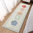 GobekUsa Lovely Rabbit Pink Bedside Rug for Girls Children Bed Room