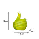 GobekUsa Banana Fist Thumbs-up Resin Statue Desk Ornament for Room Decor