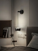 GobekUsa Copper Adjustable LED Wall Lamp for Bedroom Reading