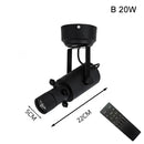 GobekUsa Dimmable LED Track Light: 20W/30W Spotlight for Museum Art Gallery Exhibition