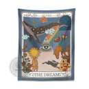 GobekUsa Dream Tarot Tapestry: Mystical Witchy Decor for Tarot Lovers, Hippie Dorm Art