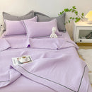 GobekUsa Korean Style Bubble Yarn Quilted Summer Comforter Set