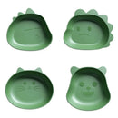 GobekUsa Bear Shape Fruit Plate Kitchen Tableware Desktop Trash Tray Cute Cartoon Snack Dish