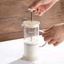 GobekUsa Glass Espresso Coffee Maker Milk Hand Foam Mixer Blender