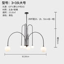 GobekUsa Branch Glass Pendant Lights for Bedroom and Living Room Decor