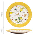 GobekUsa Gold Edge Cup & Saucer Set: Lemon Teapot, Coffee Mug, Ceramic Plates & Drinkware