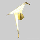 GobekUsa Little Bird LED Wall Lamp: Modern Nordic Style Bedroom Living Room Sconce