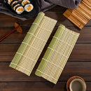 GobekUsa Bamboo Sushi Rolling Mat Set for DIY Onigiri & Japanese Sushi Making