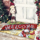 GobekUsa Christmas Snowman Non-slip Floor Mat