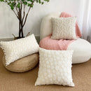 GobekUsa 3D Plum Blossom Butterfly Cushion Cover Cotton Linen Decorative Case