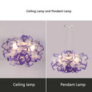GobekUsa LED Flower Ceiling Pendant Lamp for Living Room Bedroom