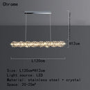 GobekUsa Crystal LED Pendant Ceiling Chandelier for Kitchen Island, Dining Room & Living Room