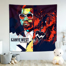 GobekUsa Kanye's West Wall Tapestry: Music Album Cover Poster for Bedroom Decoration