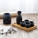 GobekUsa Ceramic Wine Sake Set with Heater and Dispenser