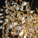 GobekUsa Large Crystal Chandelier for Dining Room - Nordic LED Island Hanging Light
