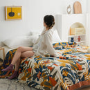 GobekUsa Cozy Gauze Cotton Throw Blanket