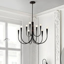 GobekUsa Gold Metal Chandelier: Modern Nordic LED Lighting for Living Room, Kitchen, Dining Room