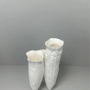GobekUsa Abstract Coral Reef Ceramic Vase Triangle Shape Handicraft Home Decor Vase