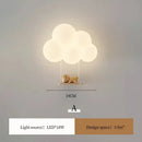 GobekUsa Kids Room LED Animal Wall Lamps - Monkey Rabbit Cloud Design