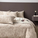 GobekUsa Linen Cotton Jacquard Bedding Set with Duvet, Sheet, and Pillowcases