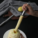 GobekUsa Fruit Corer & Slicer Combo - Stainless Steel Non-slip Peeler & Shovel