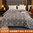 GobekUsa Winter Raschel Blanket: Double Layered Warm Flannel Bedding Blanket