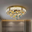 GobekUsa Crystal Flower LED Ceiling Light - Modern Home Decor.