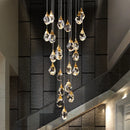 GobekUsa Crystal LED Ceiling Chandelier: Stylish Lighting for Home Decor