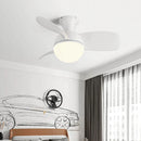 GobekUsa Bedroom & Study Ceiling Fan Light with Mute Electric Fan Chandelier, 110V 220V