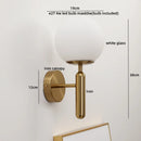 GobekUsa LED Glass Iron Wall Light with Pull Chain Switch for Corridor Living Room Bedroom