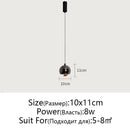 GobekUsa Gold Metal Luster Pendant for Bedside & Kitchen Island - Minimalist LED Hanging Light