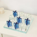 GobekUsa Crystal Chessboard: Elegant Three-dimensional Glass Tray Chess Set
