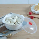 GobekUsa Kitchen Microwave Steamer Pot for Soup Dumplings and Rice