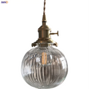 GobekUsa LED Glass Pendant Light Fixture for Study Restaurant Kitchen Stair Hanglampen