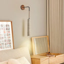 GobekUsa Adjustable LED Wall Sconce Yellow Travertine Stair Light Fixture for Home Decor