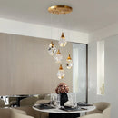 GobekUsa Diamond Crystal Chandelier Staircase LED Large Living Room Hall Lighting