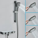 GobekUsa Grey Digital Shower Faucet Set 2-Way Mixer System for Bathroom with Hand Sprayer