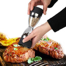 GobekUsa Hourglass Shape Dual Salt Pepper Mill Spice Grinder for Kitchen Cooking