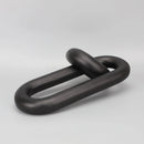 GobekUsa Black Geometric Resin Ornament Ring Decor Home Figurine