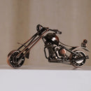 GobekUsa 14cm Retro Motorcycle Model Metal Figurine Home Decor & Toy