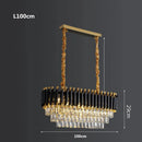 GobekUsa Crystal LED Pendant Chandelier for Modern Living Spaces